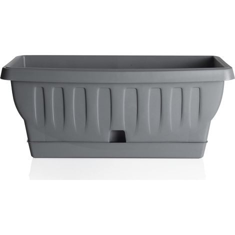 fioriera natura cm 40 grigio (1/3)
