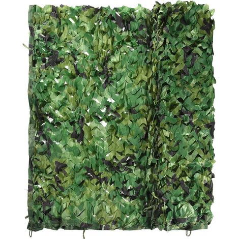 Filet en tissu Oxford vert forêt TUPARKA 2 x 3 m pour le camping, la chasse militaire, la décoration de jardin (1/5)
