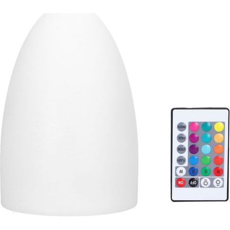 LED veilleuse en forme d'oeuf RGBW télécommande 16 couleurs lampe de Table pour intérieur maison Bar KTV salle à manger (1/5)