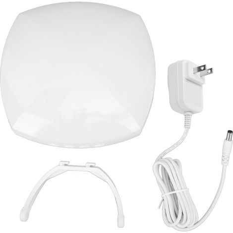 Lampe de luminothérapie 10000 lux sans UV, température couleur réglable 2800K-5700K, 5 niveaux de luminosité, idéale pour le bien-être et l'équilibre circadien au bureau ou à la maison (1/5)
