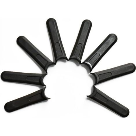 20 lames de rechange en plastique pour tondeuses Flymo. Lames de coupe en plastique non perforées. (1/3)