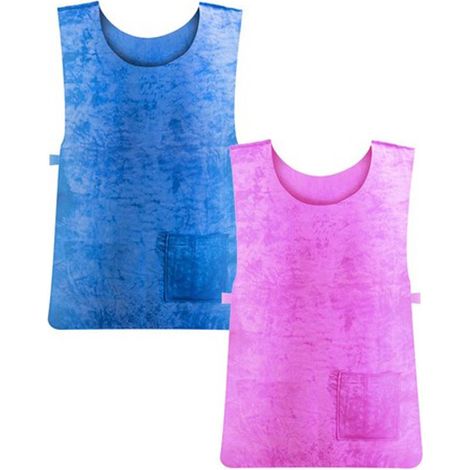 Gilet rinfrescante in 2 pezzi - Unisex - Gilet rinfrescante evaporativo - Abbigliamento da lavoro rinfrescante - Gilet rinfrescante riutilizzabile in PVA - Leggero (1/5)
