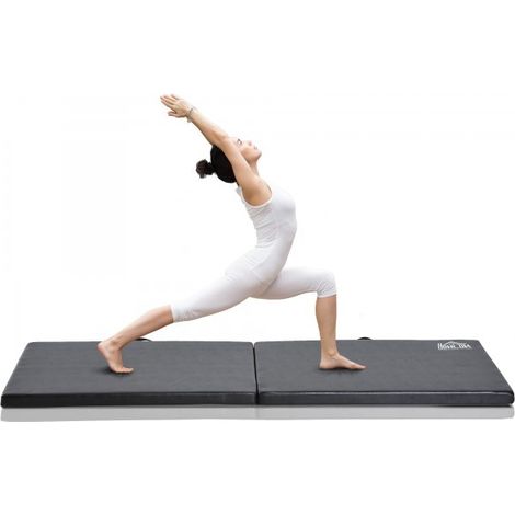 Tapis pour les séances de fitness noir (1/5)