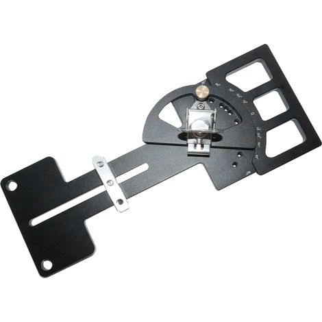 Scie sur rail à angle réglable avec butée d'angle positive rapide de -60° à 60°, rail carré à angle droit de 90°, compatible avec Festool et Makita. (1/5)