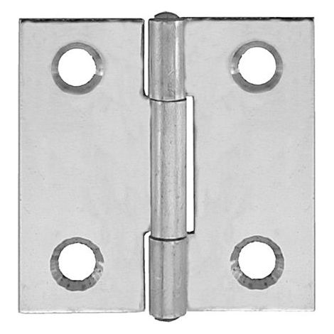 Cerniere piane strette Inox 60 x 35 mm. - 2 pz. (1/3)
