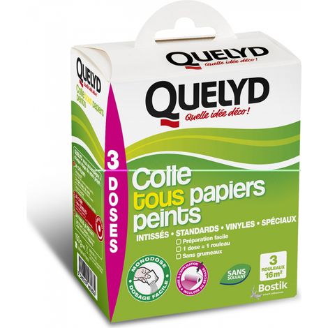 Colle tous papiers peints indicateur coloré Conditionnement: 150GR