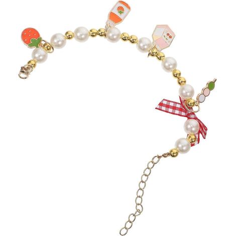 Collar para gato con diseño de perlas, ideal para decoración. Collar de moda para mascotas. (1/5)