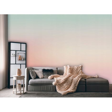 Fototapete Farbverlauf Pastell, für Kinderzimmer, 150 x 105 cm – Komplettset inkl. Kleister & Anleitung (1/5)