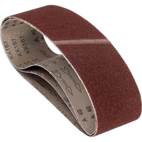 3 Pcs Bandes Abrasives 152mm x 1220mm 40 Grits Papier Abrasif (1/5)