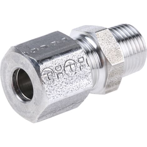 Raccord de compression pour traversée de cloison Legris Manchon Droit BSPT 1/8" mâle ( Prix pour 1 )