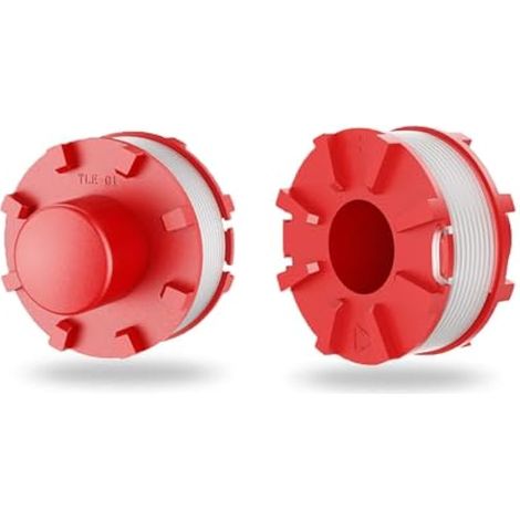 Lot de 2 bobines de fil de rechange pour coupe-bordure Einhell GE-CT 36/30Li E & AGILLO 36/255 & 18/200 BL - Fil ABS et nylon de qualité supérieure - Pour débroussailleuses Einhell 3405096 (1/5)