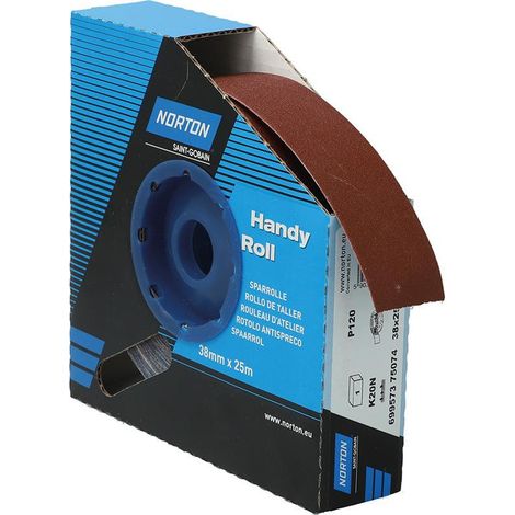 Rodillo abrasivo K20N 38mmx25m P120