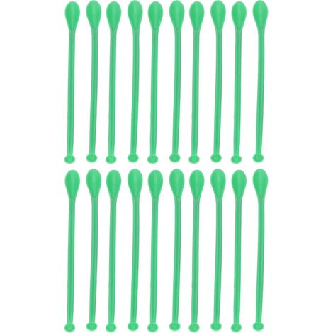 20 unités de cuillères-doseurs en plastique pour prélèvement médical et échantillonnage en laboratoire (1/5)