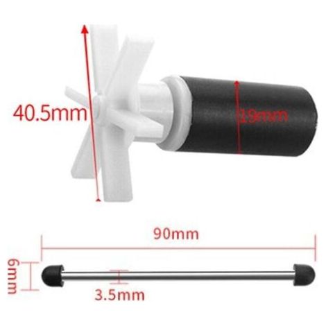 VURAHOME - Rotor Pompe À Eau Silencieux, XU, Compatible Lay Z Spa/Aquarium -