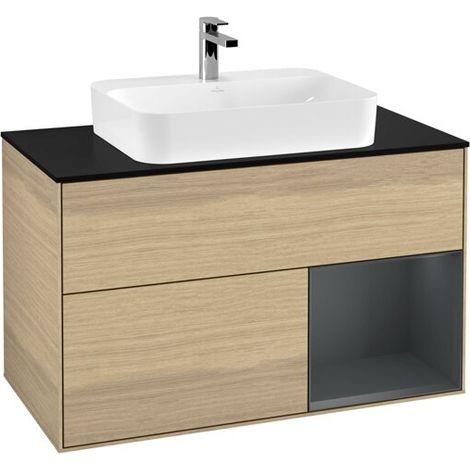 Villeroy & Boch G372HGPC Armoire sous-lavabo Finion G37 (1/2)
