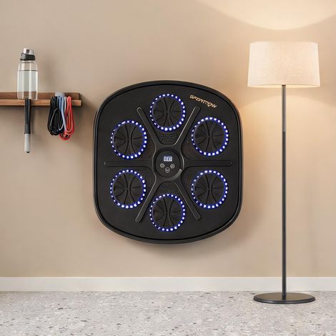 Boxe musicale LED avec Bluetooth et 9 rythmes en plastique (1/5)