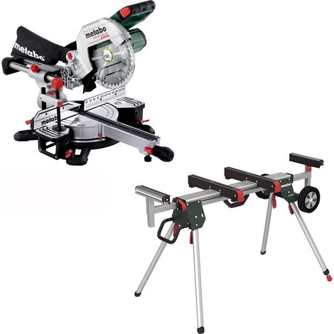 Metabo 18V KGS 18 LTX BL 216 Brushless Mitre Saw + Roller Stand 216mm 8 Inch (1/5)