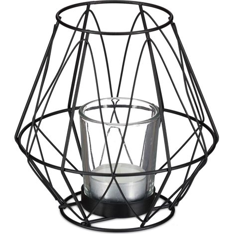 Portavelas geometrico