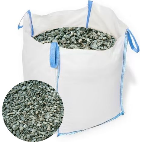 14mm Green Granite Chippings Bulk Bag (800kg)