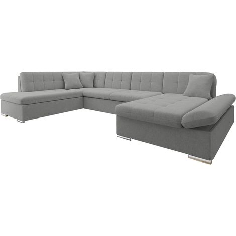 Sofá rinconero Comfivo 150, Rico 12, Función de descanso, Almacenaje, 345x205x76cm, 0 (1/5)