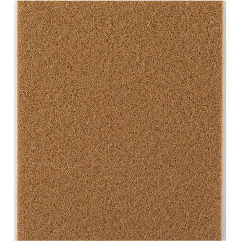 Placa De Fieltro Lana Acrílica 100x85x3mm Marrón Adhesivo Inofix (1/2)