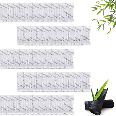 50 Packs of Activated Carbon Bags for Cat Litter Tray (1/5)