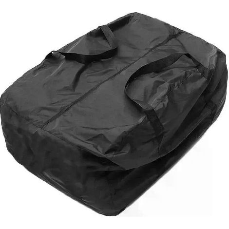Sac de rangement noir pour barbecue Weber BABY Q&Q1000 (74 x 57 x 43 cm), résistant et durable. (1/5)