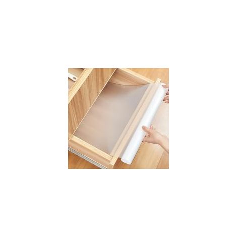 30cmx1m Tapis Fond de Tiroir AntiderapantTapis de tiroir EVA Non-AdhésifTapis de Frigo Transparent Étanches Peut être Coupé en Taille pour Protection Tiroir Cuisine Placard Etagere (1/5)