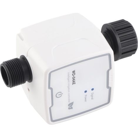 Minuteur d'Arrosage Automatique G3/4 avec Télécommande par Smartphone et Capteur de Pluie pour Jardin et Terrasse, Prise EU