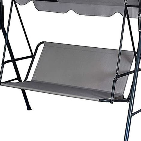 Housse de balancelle d'extérieur en tissu Oxford 600D : 148 x 50 x 50 cm - Gris