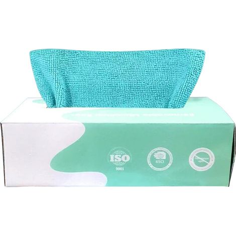 Mikrofasertücher in einer Box, 20er-Packung, wiederverwendbare Mikrofasertücher für Auto, kleines Mikrofasertuch für Küche (1/5)