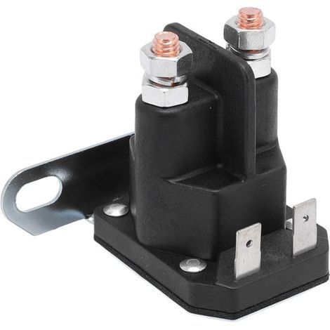 BelleRise - Relais de démarreur – 435-151 (12V, 4 bornes) – Pour tondeuse et tracteur – 55 mm (1/5)