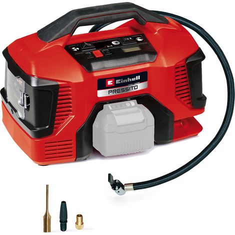 Einhell Compresseur sans fil PRESSITO 18/21 PXC (18 V, arrêt automatique) Livré sans Batterie ni Chargeur
