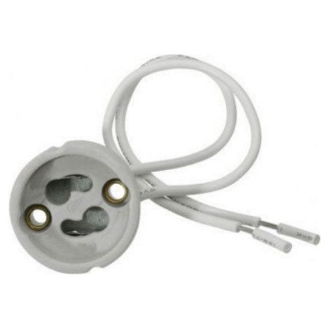 PORTALAMPADA ATTACCO GU10 GZ10 PER FARETTI IN CERAMICA ILLUMINAZIONE (01575) (1/2)