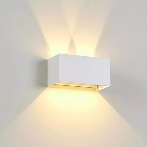 Applique Led Luce Calda Lampada Da Parete Doppia Emissione Faretto 24 W Bianco (1/4)