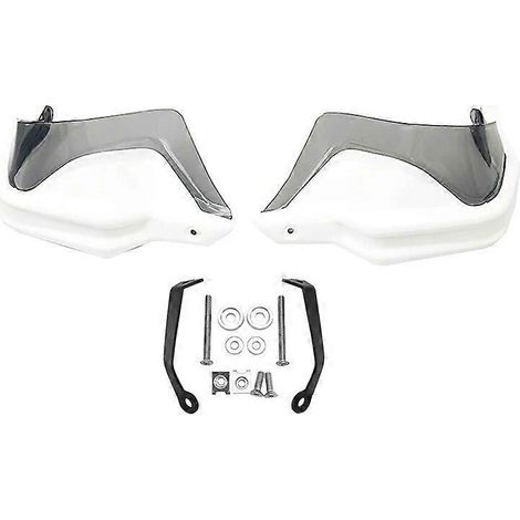 Protège-mains compatibles avec la moto CFMOTO 800MT : protection contre le vent et le vent (blanc/gris) (1/5)