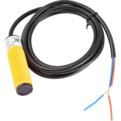 Détecteur Industriel Photoelectrique 2 Fils NO, Capteur AC 90-250V 400mA E3F-DS10Y1 (1/5)