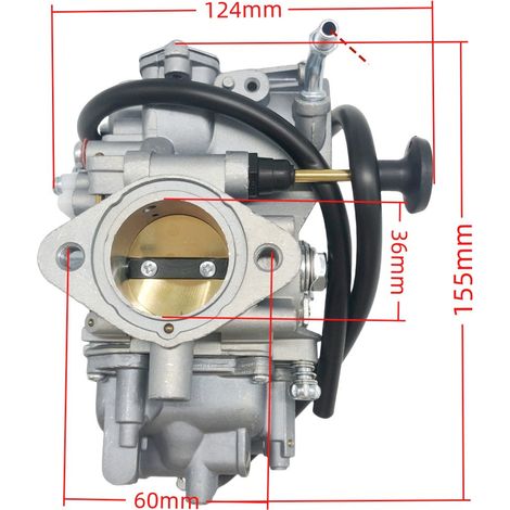 Carburetor PV36 606-051 for ATV YFM350 WARRIOR 350 KOAIAK 350 - Original spare part for off-road vehicles.--DTEKGAZ