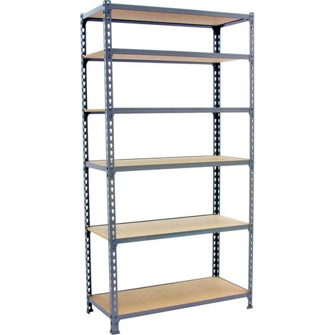 Simonrack Leichte Regal ohne Metall-Schrauben in Grau und Holz