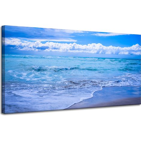 Stampa su tela Natura Mare Blu 120x60 cm