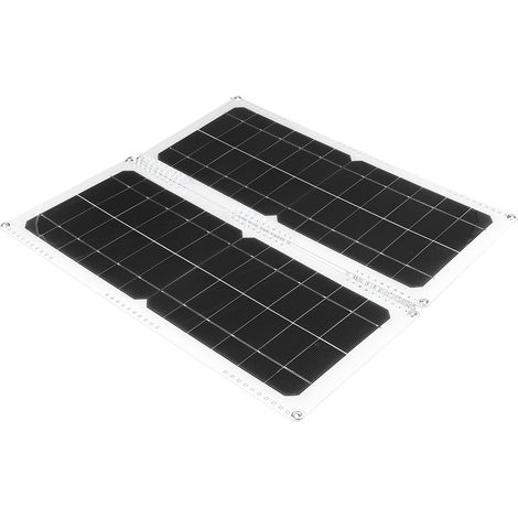 Panneau solaire monocristallin 20 W 12 V, modèle pliable, module photovoltaïque extérieur (1/5)