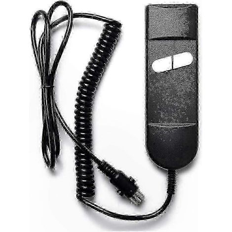 Ersatzfernbedienung mit 2 Tasten und 5-poligem Stecker für Aufstehsessel, gerades Design, Bediengriff (1/5)