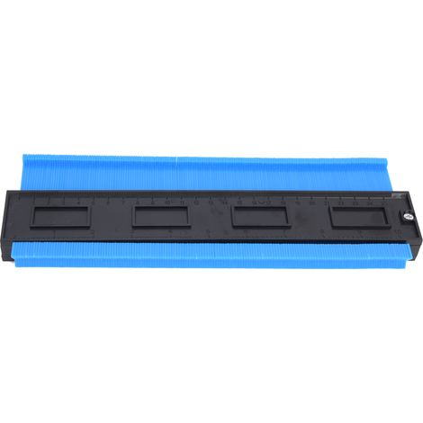 Calibrador de contornos multifuncional de ABS – herramienta de medición para carpintería, formas irregulares, colocación de azulejos (28 cm, azul) – juego de precisión (1/5)