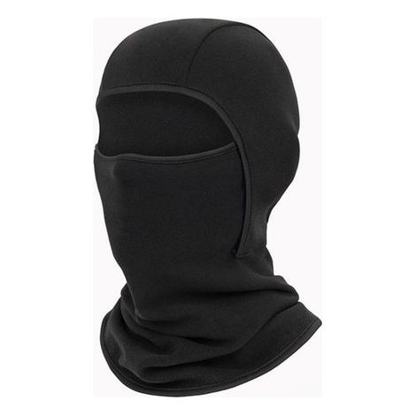 Masque de ski - Accessoires de ski - Cagoule coupe-vent pour l'extérieur - Masque pour sports d'hiver - Tour de cou chaud - Unisexe - Noir - Version enfant noire (1/5)