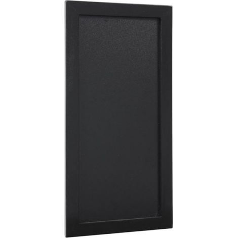 Ardoise murale rectangulaire, 20 x 40 cm, black
