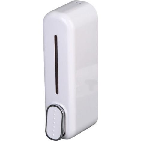 Distributeur de Savon et Gel 350ml - Design Moderne - Blanc - Usage Intensif Cuisine et Salle de Bain (1/4)