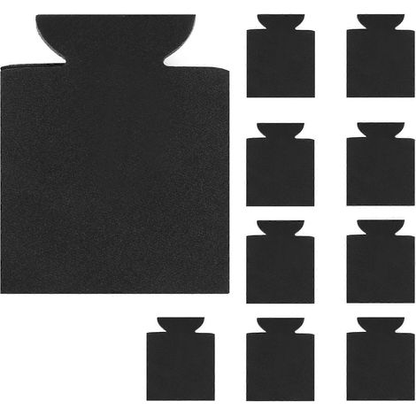 10 Stück Neopren-Bierdosenkühler, Getränkebecher-Flaschenhülle, schwarz (1/5)