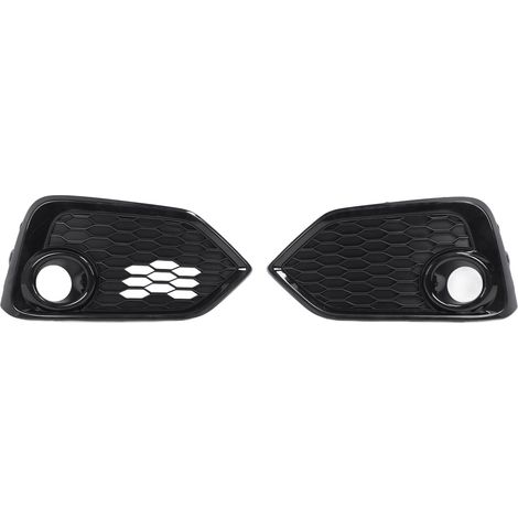 1 paire de couvercle de lunette de garniture de phares antibrouillard 71108TGGA30, calandre de lampe noire brillante pour Civic Si Coupe Hatchback (1/5)