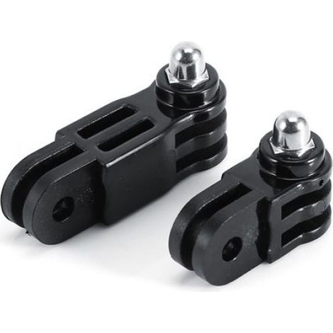 Support Caméra - Joint Droit Court Et Joint Droit Long - Pour Caméras HD 1 2 3 3+ 4 - Fixation Adhésive Industrielle - Lot De 2 (1/5)