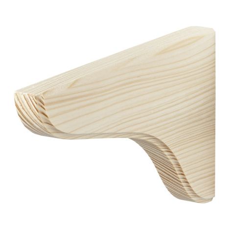 Dolle Konsole Holz Basic, Fichte roh, für 20er Regalboden Regalboden (1/2)